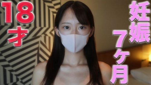 FC2人妻妊娠7ヶ月、18歳の美人妻がビンタ、首絞め、顔射される