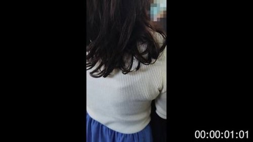 สาวแบงค์อกโตโดนลวนลามบนรถไฟแน่น - OL หุ่นสะบึมไร้เซ็นเซอร์